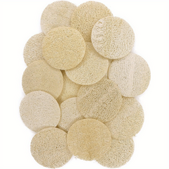 Natural Exfoliating Face Pad Loofah Sponge Facial Brush Makeup Remover Scrubber