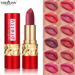 12 Velvet Matte Lipsticks Set Long Lasting & Waterproof