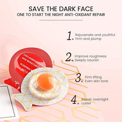 Jelly Egg Sleeping Face Mask Cream - Daily Care for Men and Women