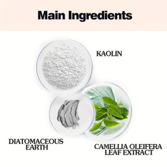 Green Tea Facial Mud Mask Gentle Exfoliating Moisturizing Nourishing Skin