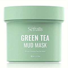 Green Tea Facial Mud Mask Gentle Exfoliating Moisturizing Nourishing Skin