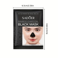 60 Bamboo Charcoal Blackhead Nose Patch Deep Cleansing Remove Blackheads