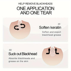 60 Bamboo Charcoal Blackhead Nose Patch Deep Cleansing Remove Blackheads