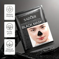 60 Bamboo Charcoal Blackhead Nose Patch Deep Cleansing Remove Blackheads