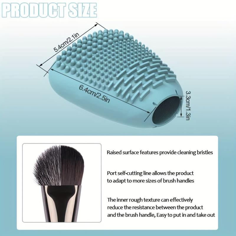 Silicone Makeup Brush Cover & Organizer Case - Protect Makeup Bag
