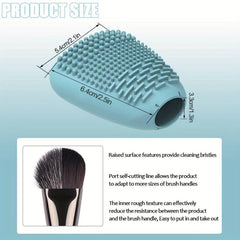 Silicone Makeup Brush Cover & Organizer Case - Protect Makeup Bag