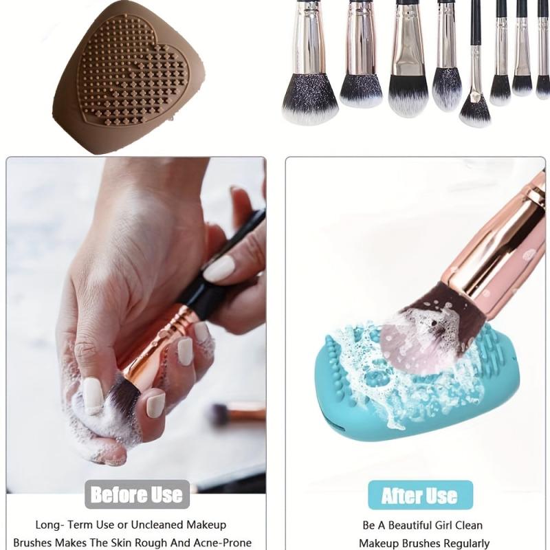 Silicone Makeup Brush Cover & Organizer Case - Protect Makeup Bag