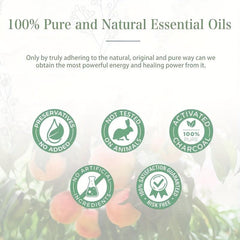 Organic Peach Essential Oil for Skin Care, Massage, Aromatherapy