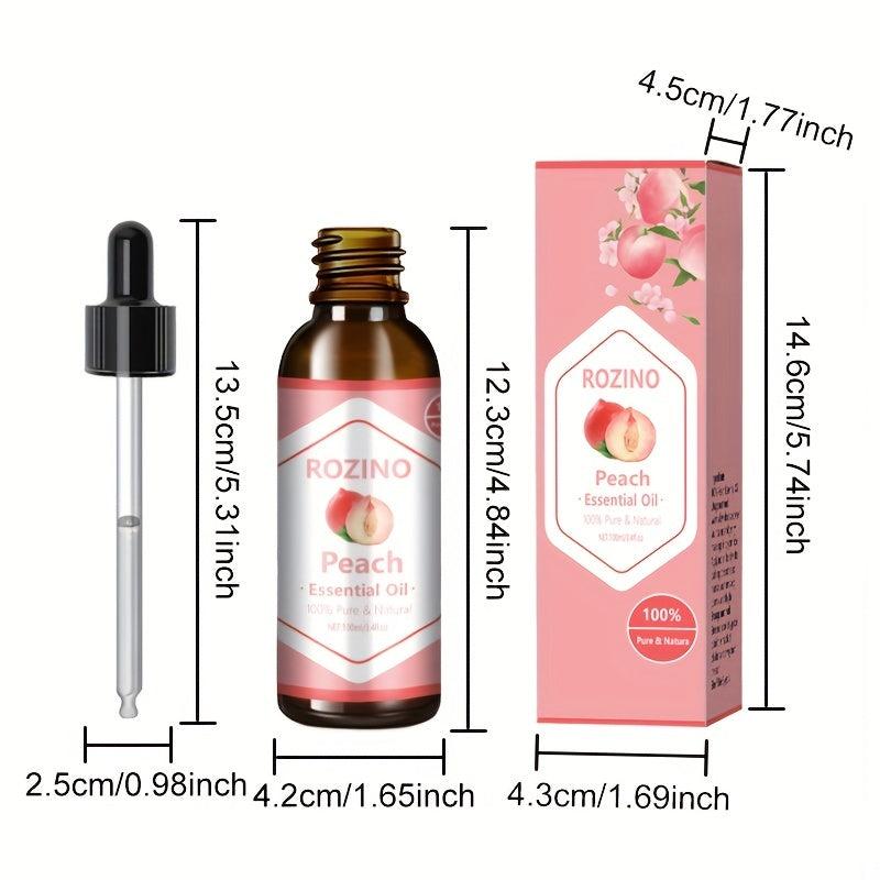 Organic Peach Essential Oil for Skin Care, Massage, Aromatherapy