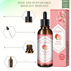 Organic Peach Essential Oil for Skin Care, Massage, Aromatherapy