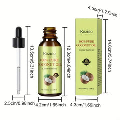 100ml Organic Coconut Oil for Face Body Hair