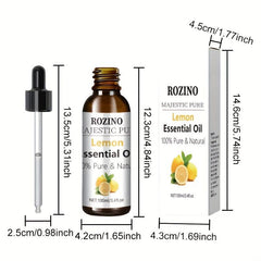Organic Lemon Essential Oil for Skin Care and Aromatherapy