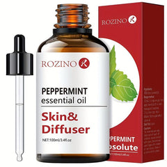 100ml Organic Peppermint Essential Oil for Skin Care Massage Aromatherapy