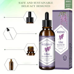 Organic Lilac Essential Oil for Skin Care Massage Aromatherapy