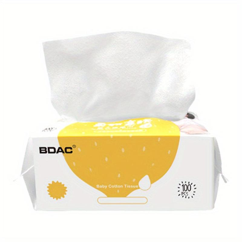 100 Pcs Baby Sponge Soft Towel Wet And Dry Use