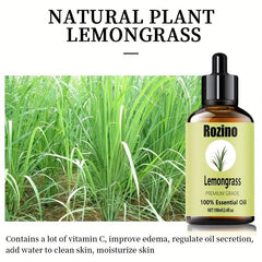 100ml Natural Lemon Grass Essential Oil for Aromatherapy Massage Skin Care