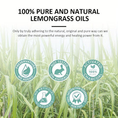 100ml Natural Lemon Grass Essential Oil for Aromatherapy Massage Skin Care
