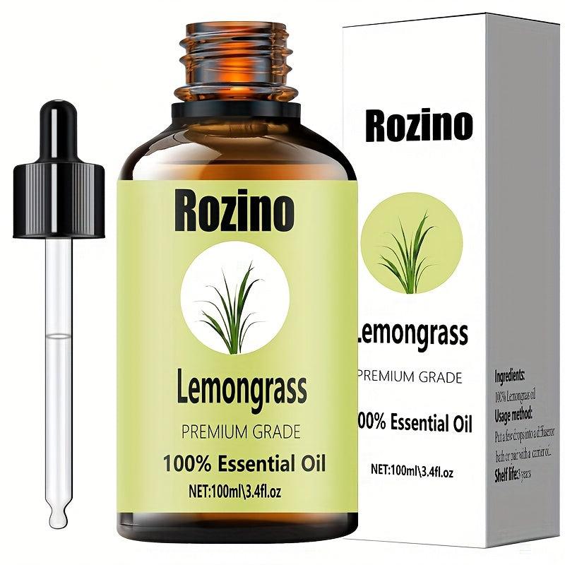 100ml Natural Lemon Grass Essential Oil for Aromatherapy Massage Skin Care