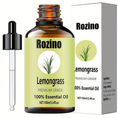 100ml Natural Lemon Grass Essential Oil for Aromatherapy Massage Skin Care