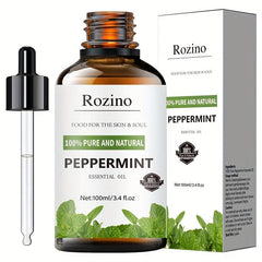 100ml Peppermint Essential 100% Pure Natural For Face Body Nails Hair