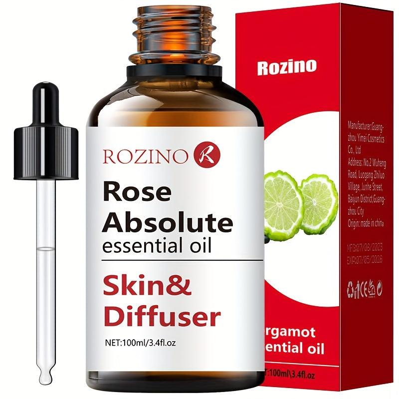 100ml Bergamot Essential Oil with Glass Dropper for Aromatherapy