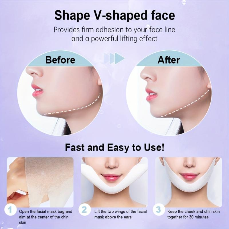 V Line Shaping Face Masks Double Chin Reducer Lifting Firming
