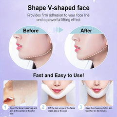 V Line Shaping Face Masks Double Chin Reducer Lifting Firming