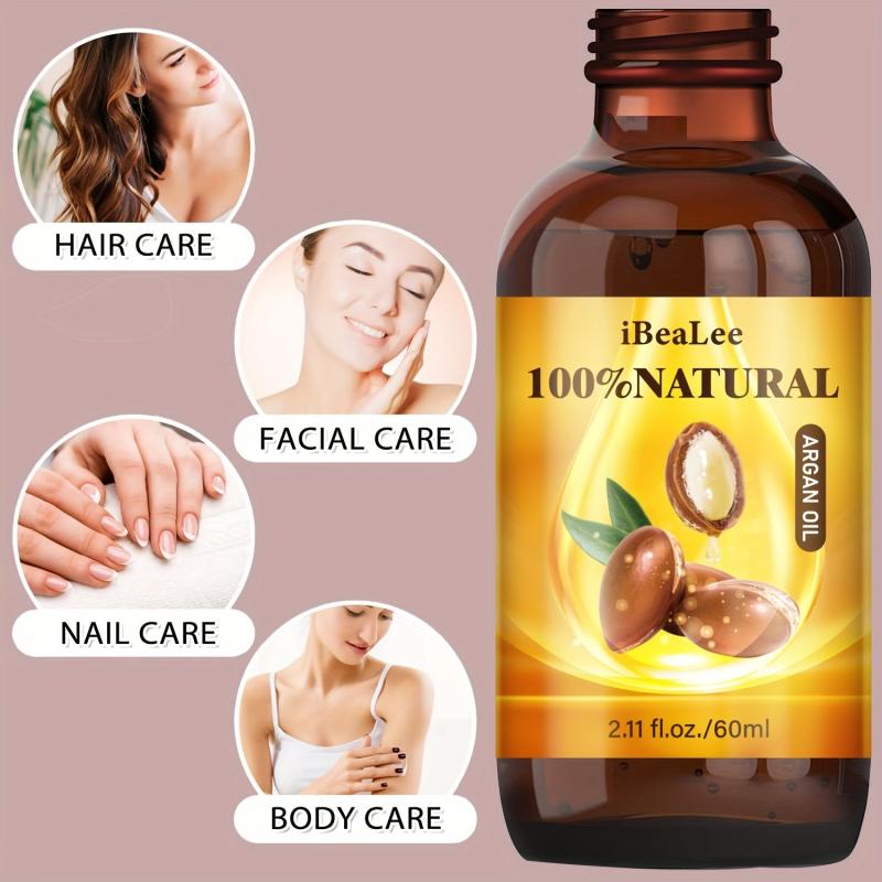60ml Organic Argan 100 Pure 2 11fl Oz For Hair Face & Skin