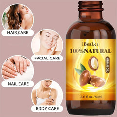 60ml Organic Argan 100 Pure 2 11fl Oz For Hair Face & Skin