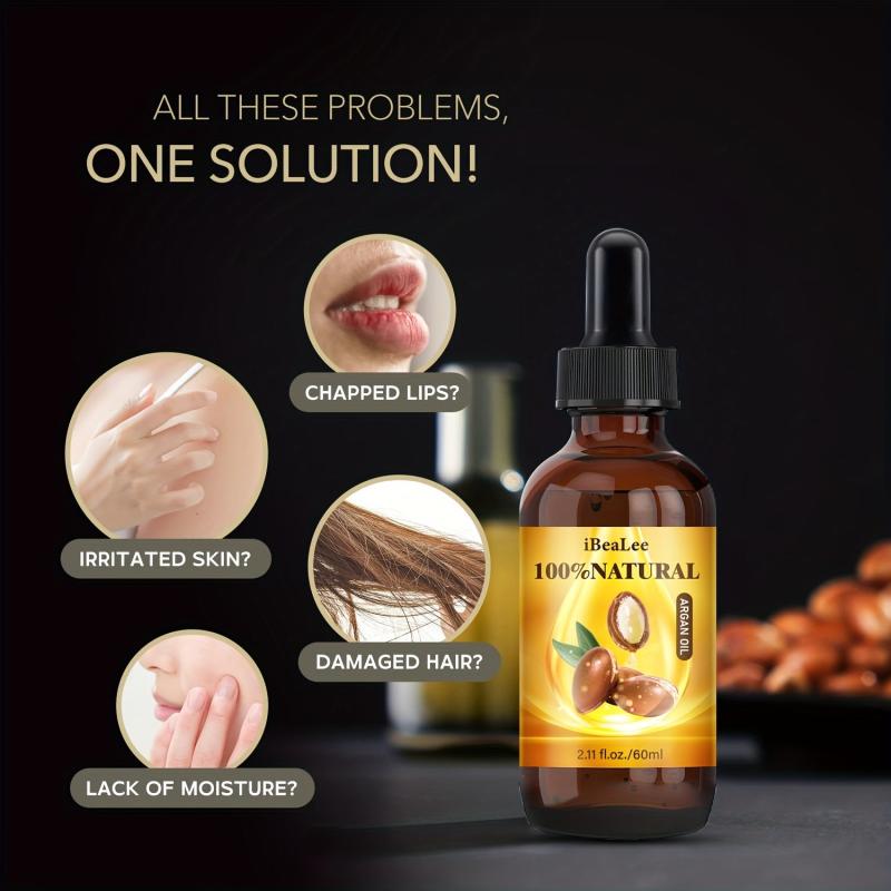 60ml Organic Argan 100 Pure 2 11fl Oz For Hair Face & Skin