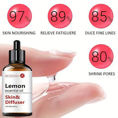 100ml Organic Lemon Essential Oil for Skin Care Massage Aromatherapy