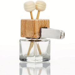 Clear Glass Car Air Freshener with Essential Diffuser