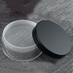 30g 50g Plastic Loose Powder Jar With Sifter Matte Cap Makeup Compact