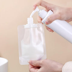 9pcs 18pcs Portable Toiletries Squeeze Pouches for Lotion Shampoo Shower Gel