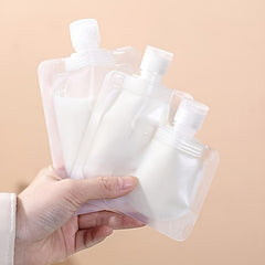 9pcs 18pcs Portable Toiletries Squeeze Pouches for Lotion Shampoo Shower Gel