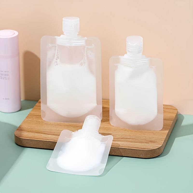 9pcs 18pcs Portable Toiletries Squeeze Pouches for Lotion Shampoo Shower Gel