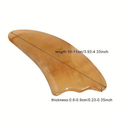 Ox Horn Gua Sha Board Face Massager Anti-Aging Wrinkle Reduction