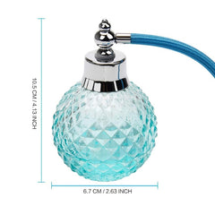 Vintage Crystal Perfume Spray Bottle 100ml with Long Tassel