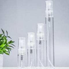 8PCS Perfume Bottle Set 2ml 3ml 5ml 10ml Glass Spray Refillable Empty Bottles