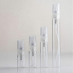 8PCS Perfume Bottle Set 2ml 3ml 5ml 10ml Glass Spray Refillable Empty Bottles
