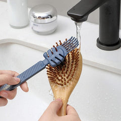 Long Handle Comb Cleaning Brush Fast Hair Rake Cleaner Tool