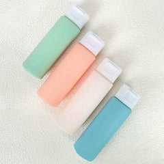 Refillable Travel Bottles Set for Toiletries Shampoo Shower Gel