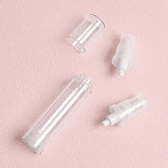 4pcs 10ml Airless Pump Lotion & Spray Bottle