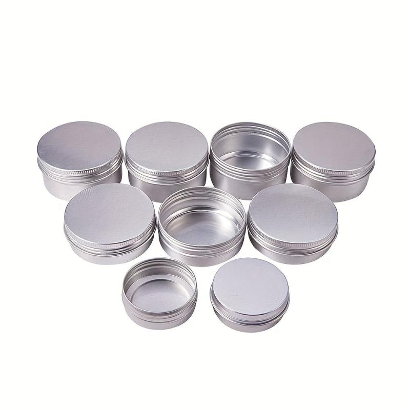 Aluminum Tin Jars 25 50 100Pcs 10g 40g Empty Cosmetic Sample Container