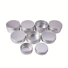 Aluminum Tin Jars 25 50 100Pcs 10g 40g Empty Cosmetic Sample Container