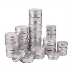 Aluminum Tin Jars 25 50 100Pcs 10g 40g Empty Cosmetic Sample Container