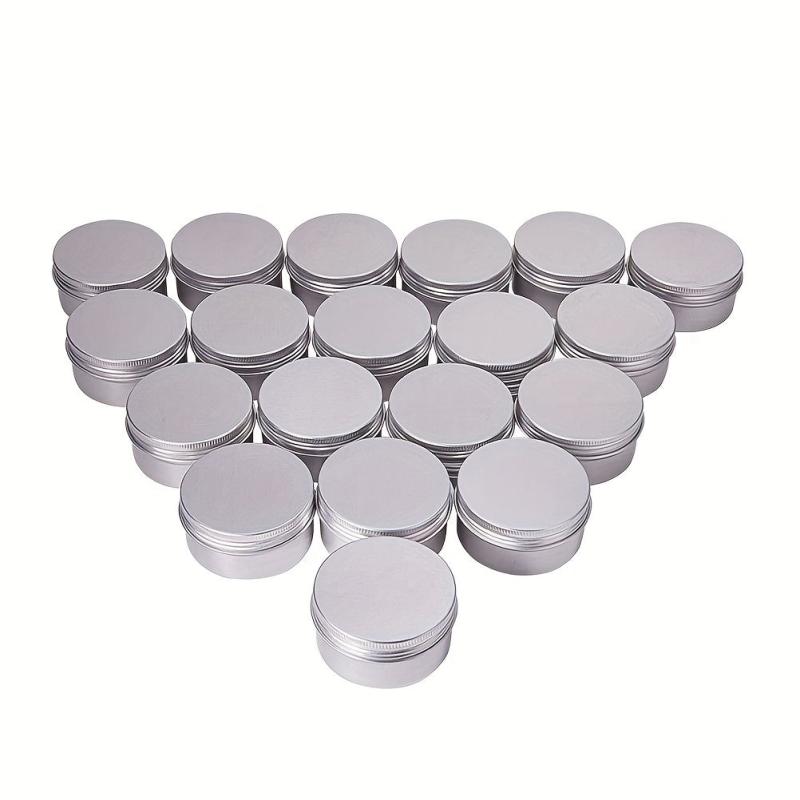 Aluminum Tin Jars 25 50 100Pcs 10g 40g Empty Cosmetic Sample Container
