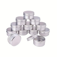Aluminum Tin Jars 25 50 100Pcs 10g 40g Empty Cosmetic Sample Container