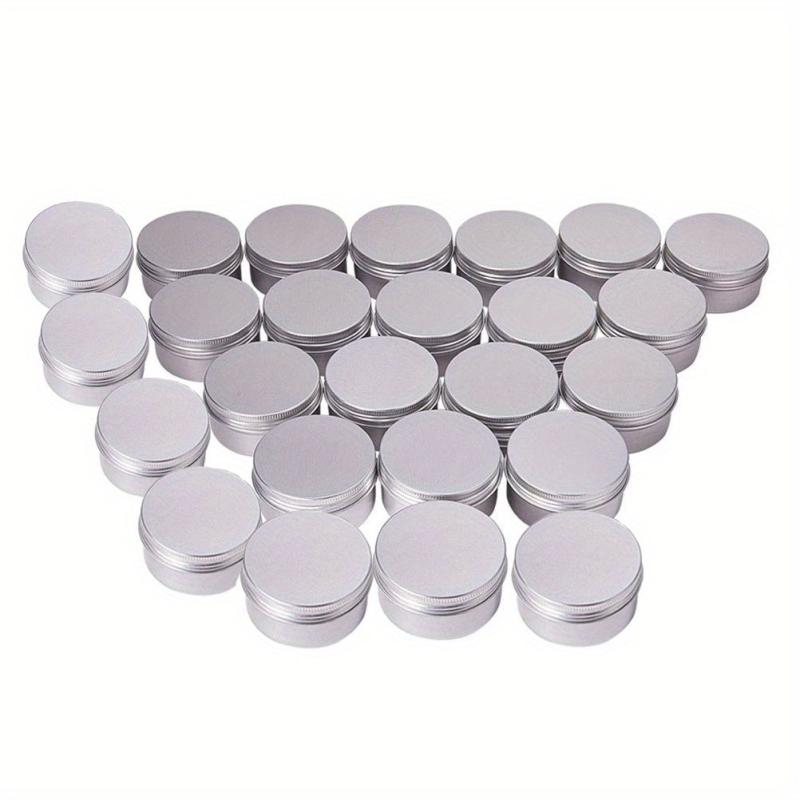 Aluminum Tin Jars 25 50 100Pcs 10g 40g Empty Cosmetic Sample Container