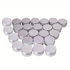 Aluminum Tin Jars 25 50 100Pcs 10g 40g Empty Cosmetic Sample Container